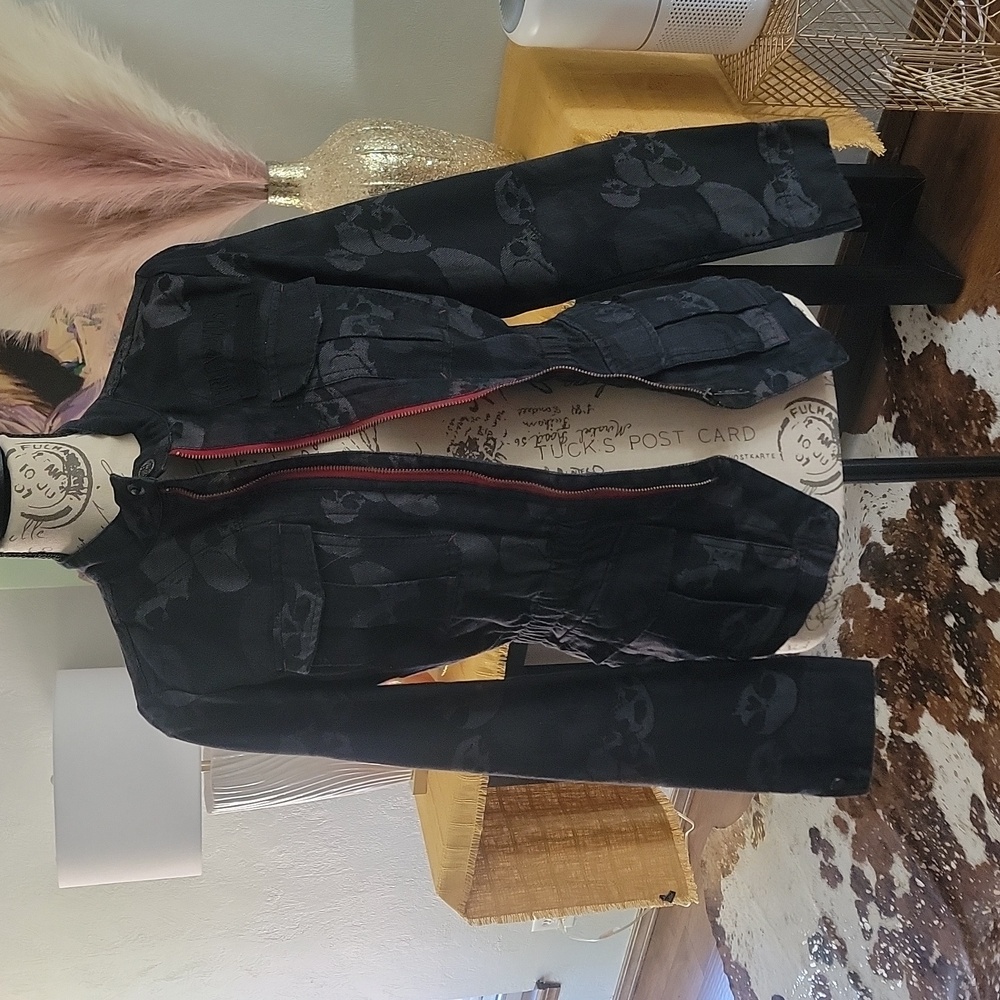 Skull Harley-Davidson Biker Jacket